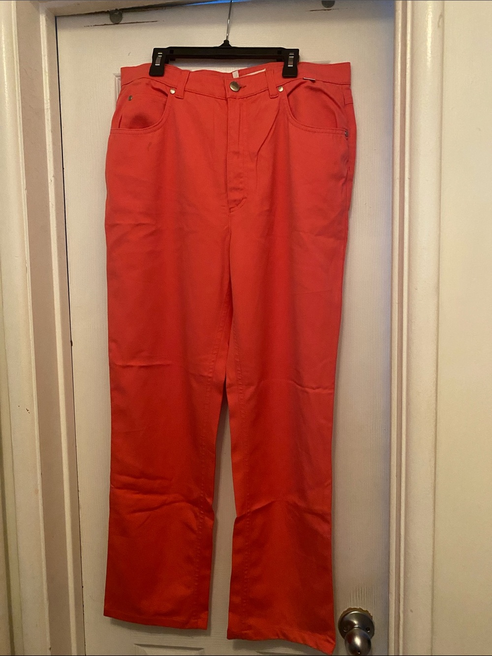 ESCADA SPORT Womens coral color vintage trousers! Size 42